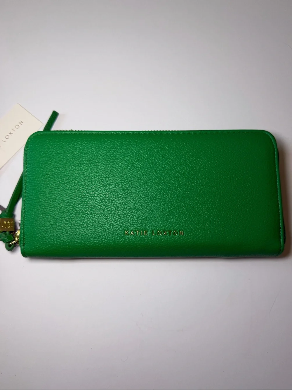 Katie Loxton Green Zip-Around Wallet